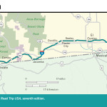 Map of Southern Pacific through California.